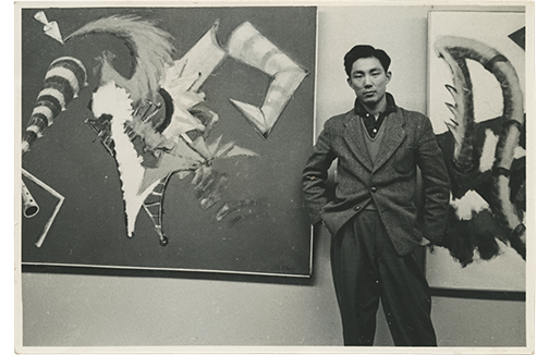 会場にて〈周期〉と近藤竜男 22歳